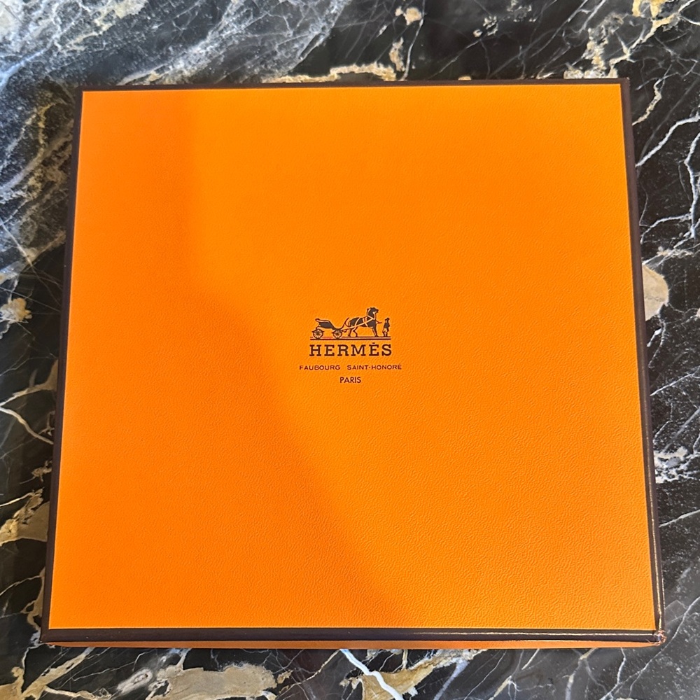 Hermès Orange Scarf Box